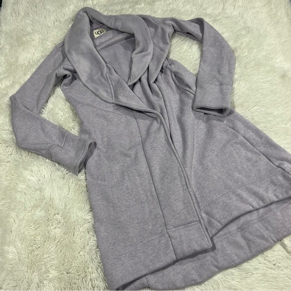 UGG Women's BRAELYN Fleece Bath Robe Light Purple NWOT size XS - Picture 2 of 12
